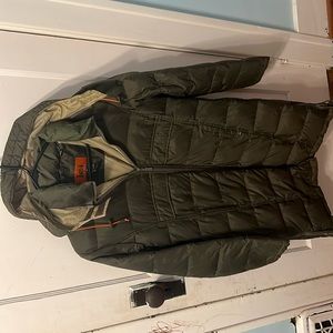 L.e.i forest Green long coat